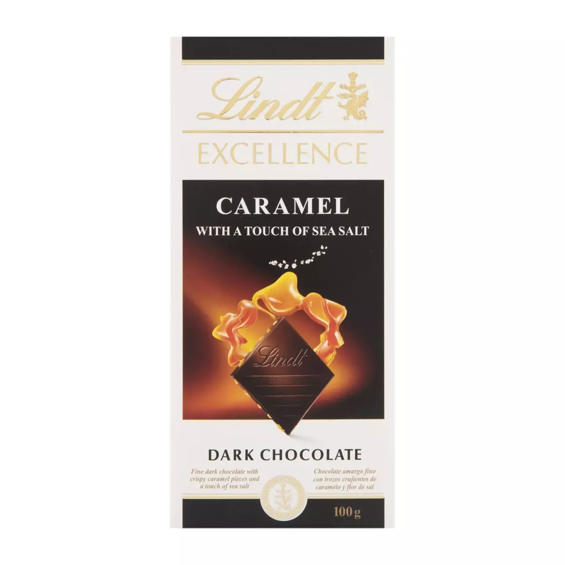 Lindt Excellence Caramel Dark Chocolate 100g Lindt Excellence Caramel Dark Chocolate 100g