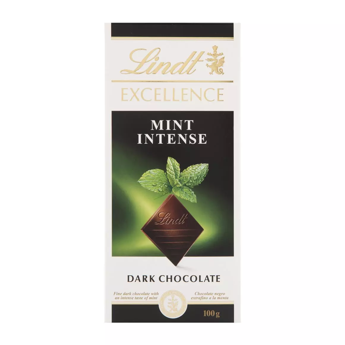 Lindt Excellence Mint Intense Dark Chocolate 100g