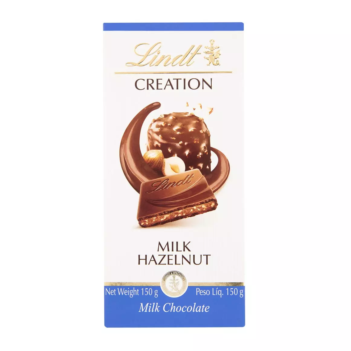 Lindt Creation Hazelnut Milk Chocolate 150g Lindt Creation Hazelnut Milk Chocolate 150g