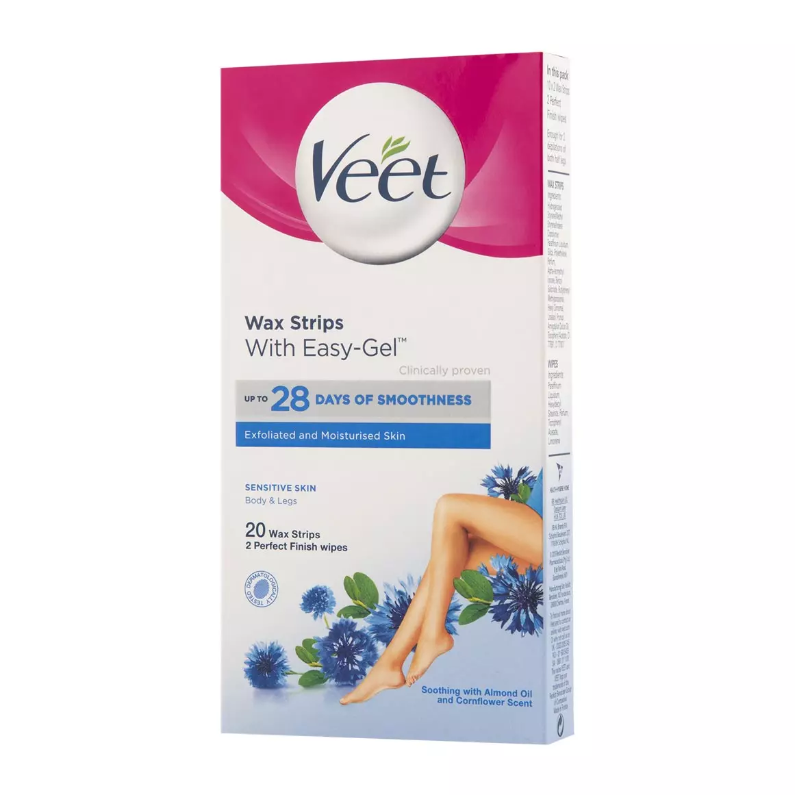 Veet Wax Strips for Sensitive Skin 22 Pcs