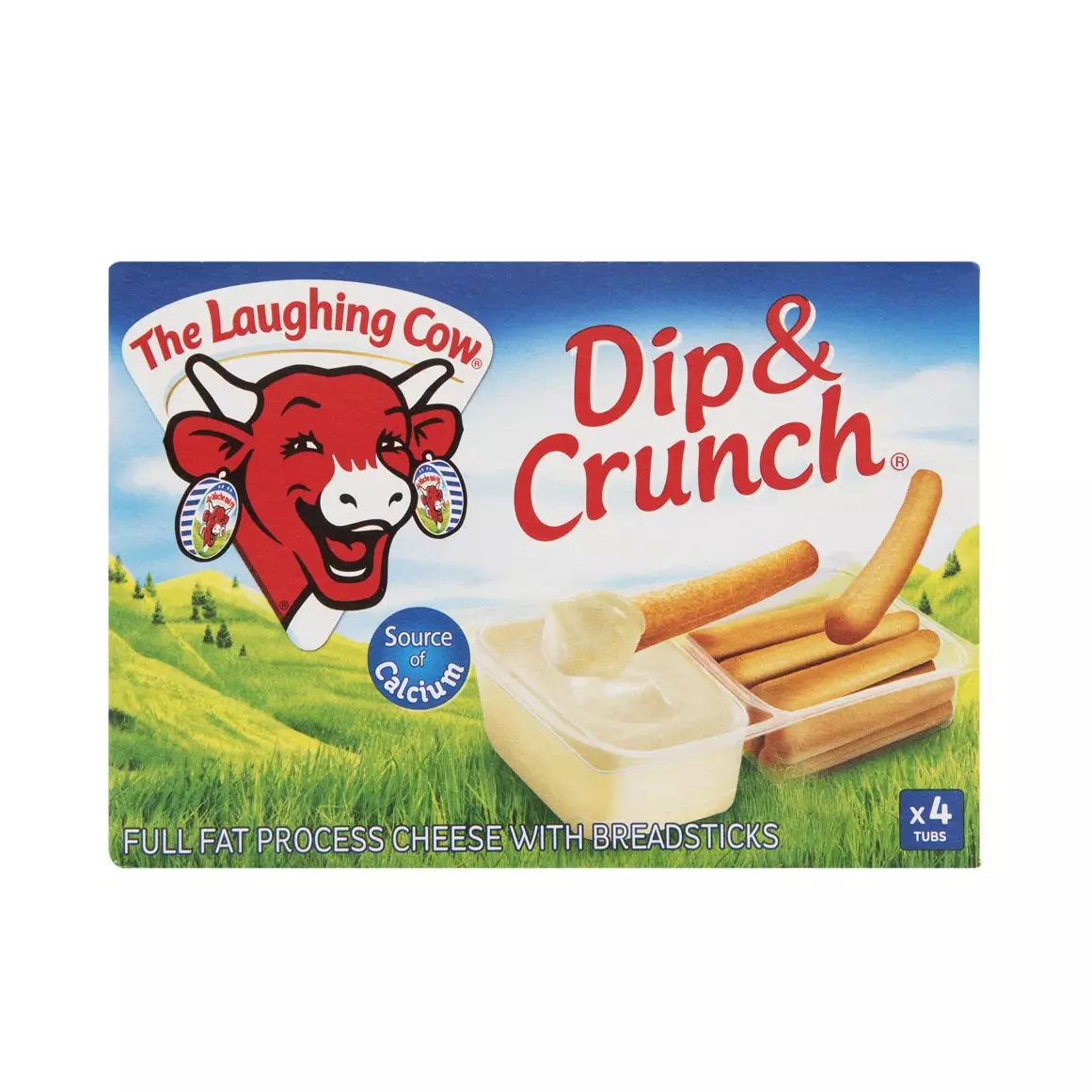 The Laughing Cow Full Fat Process Cheese Dippers 4x35g The Laughing Cow Full Fat Process Cheese Dippers 4x35g
