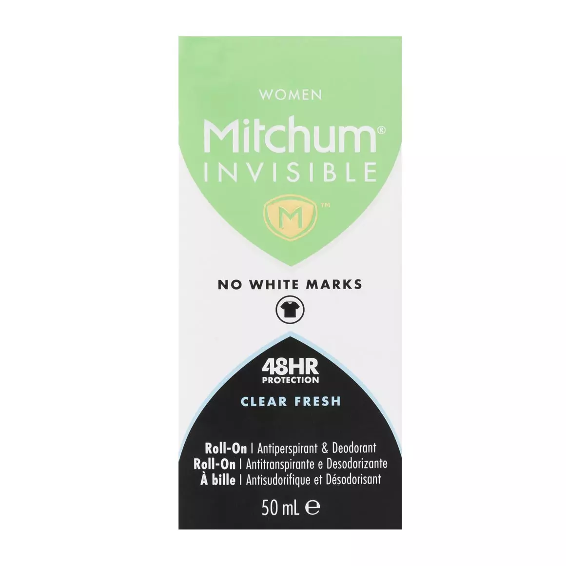 Mitchum Advanced Clear Fresh Invisible Roll-On 50ml Mitchum Advanced Clear Fresh Invisible Roll-On 50ml