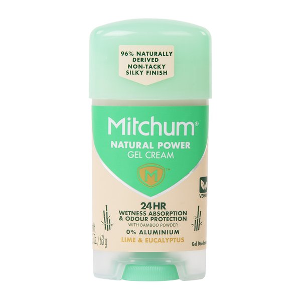 Mitchum Women Natural Power Lime and Eucalyptus Gel Cream Roll On 63g Mitchum Women Natural Power Lime and Eucalyptus Gel Cream Roll On 63g