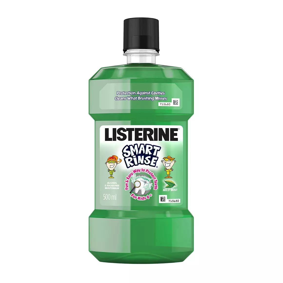 Listerine Mild Mint Smart Rinse Mouthwash 500ml Listerine Mild Mint Smart Rinse Mouthwash 500ml