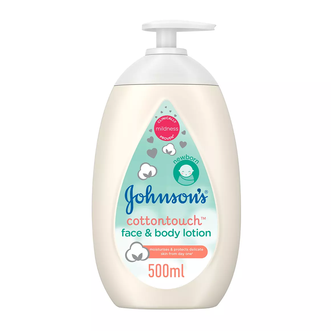 Johnson's Cotton Touch Face and Body Lotion 500ml