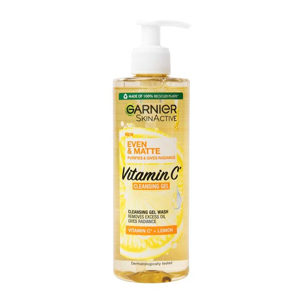 Garnier SkinActive Even and Matte Vitamin C Cleansing Gel Wash 400ml Garnier SkinActive Even and Matte Vitamin C Cleansing Gel Wash 400ml