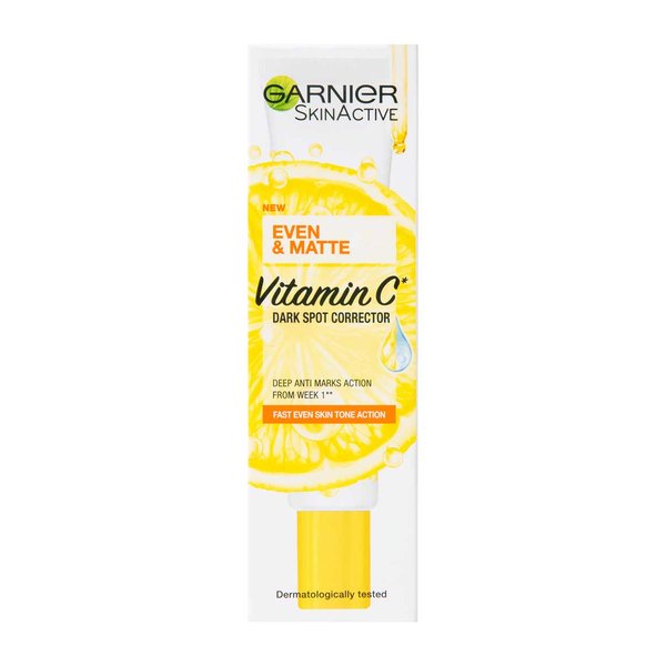 Garnier SkinActive Even and Matte Vitamin C Dark Spot Corrector 30ml Garnier SkinActive Even and Matte Vitamin C Dark Spot Corrector 30ml
