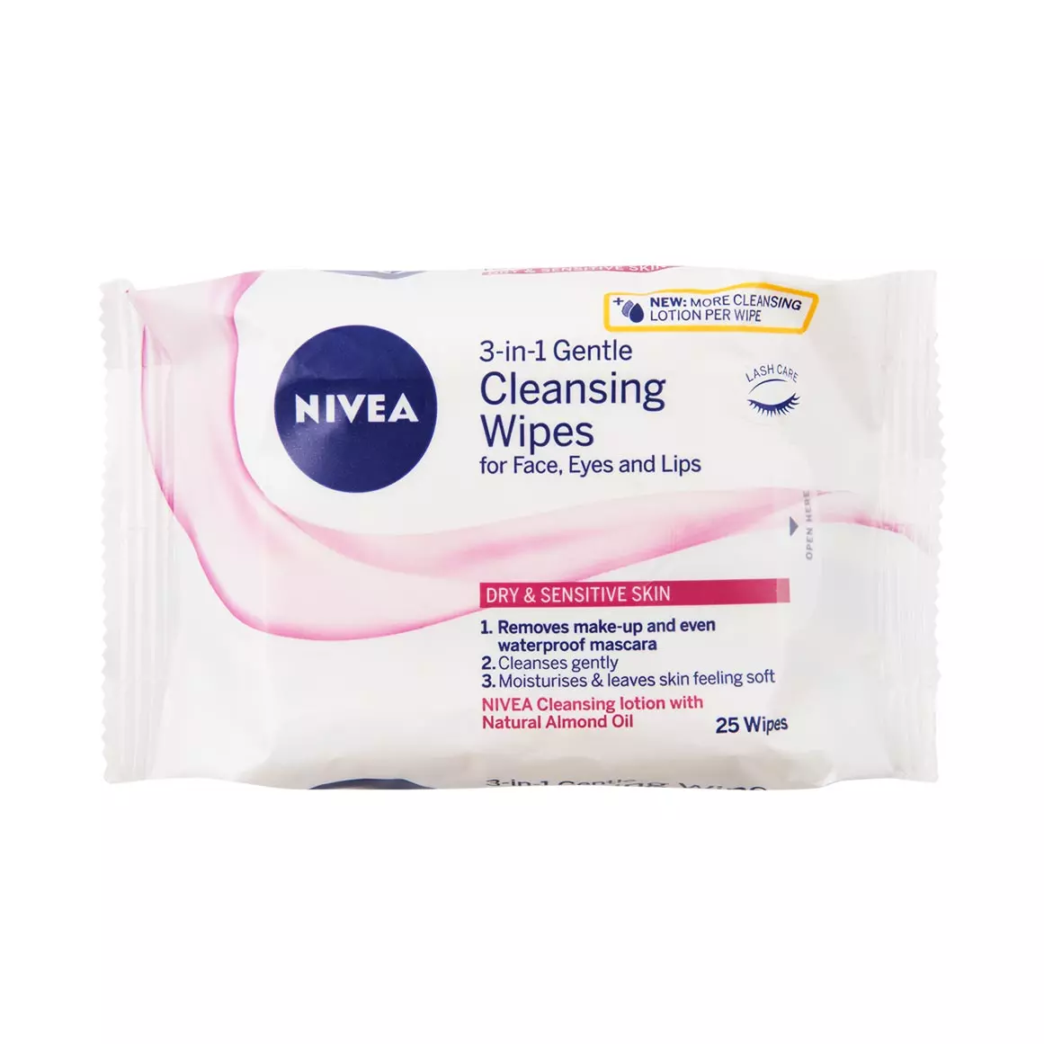 Nivea 3-In-1 Gentle Cleansing Facial Wipes 25pk Nivea 3-In-1 Gentle Cleansing Facial Wipes 25pk