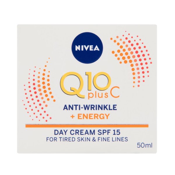 Nivea Q10 plus C Anti-Wrinkle Day Cream SPF15 50ml Nivea Q10 plus C Anti-Wrinkle Day Cream SPF15 50ml