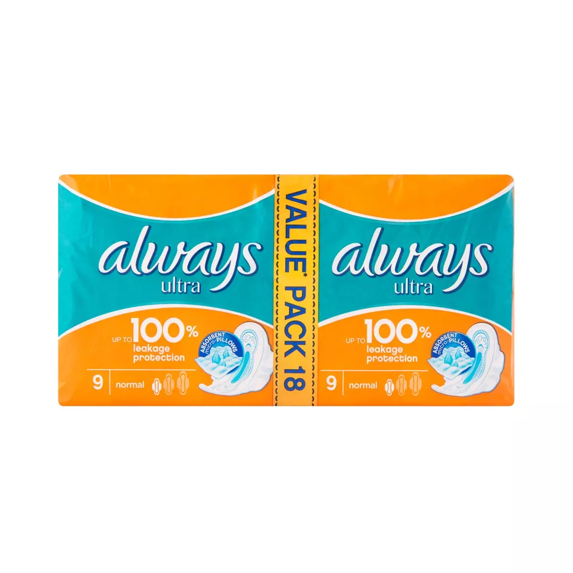 Always Ultra Value Pack Normal 2x9pk Always Ultra Value Pack Normal 2x9pk
