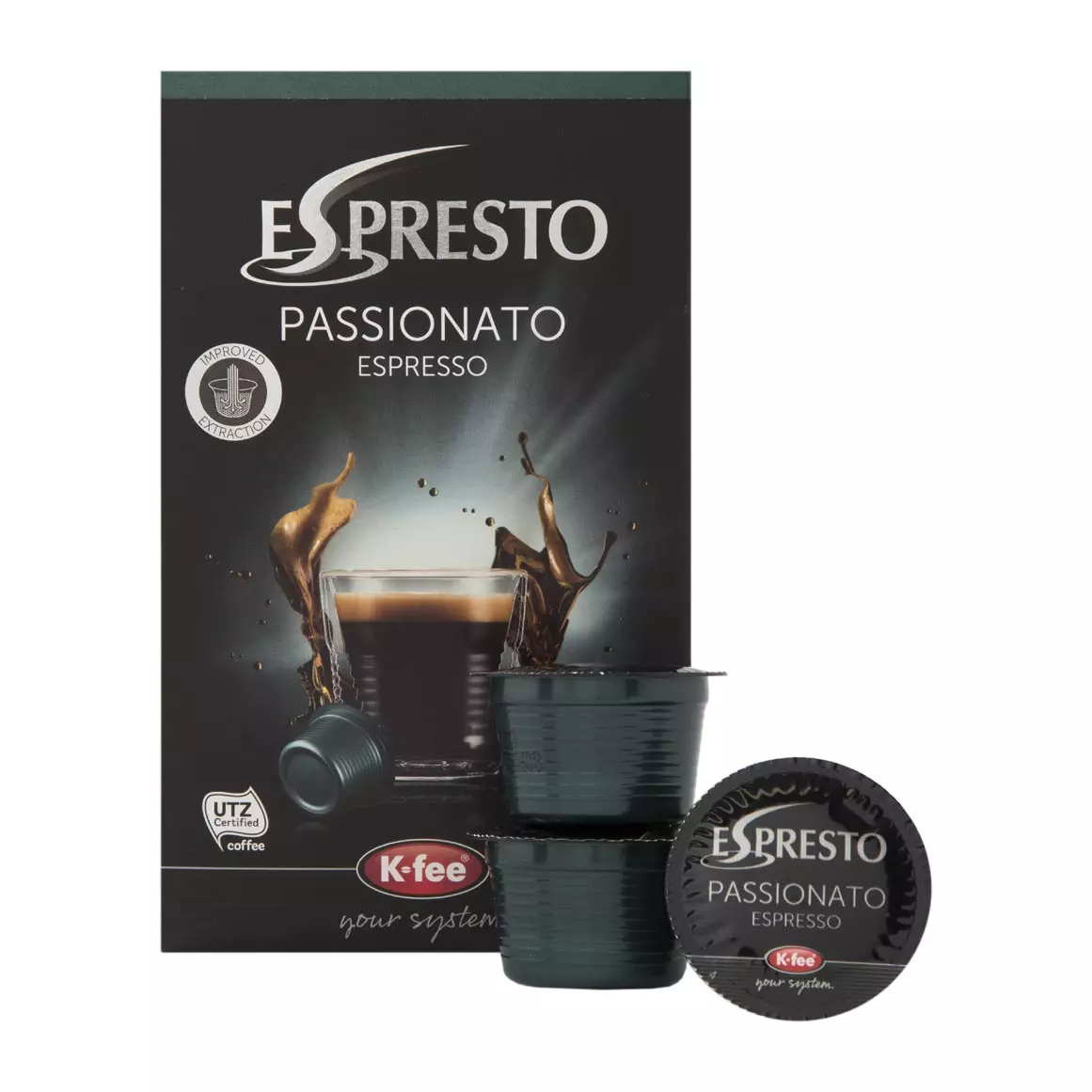 Espresto Passionato Espresso 16 Capsules Espresto Passionato Espresso 16 Capsules