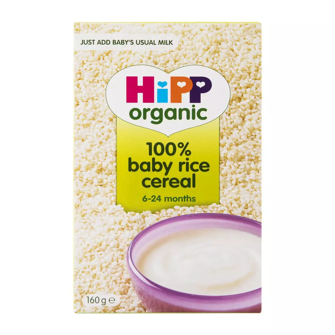 HiPP Organic 100% Baby Rice Cereal 160g