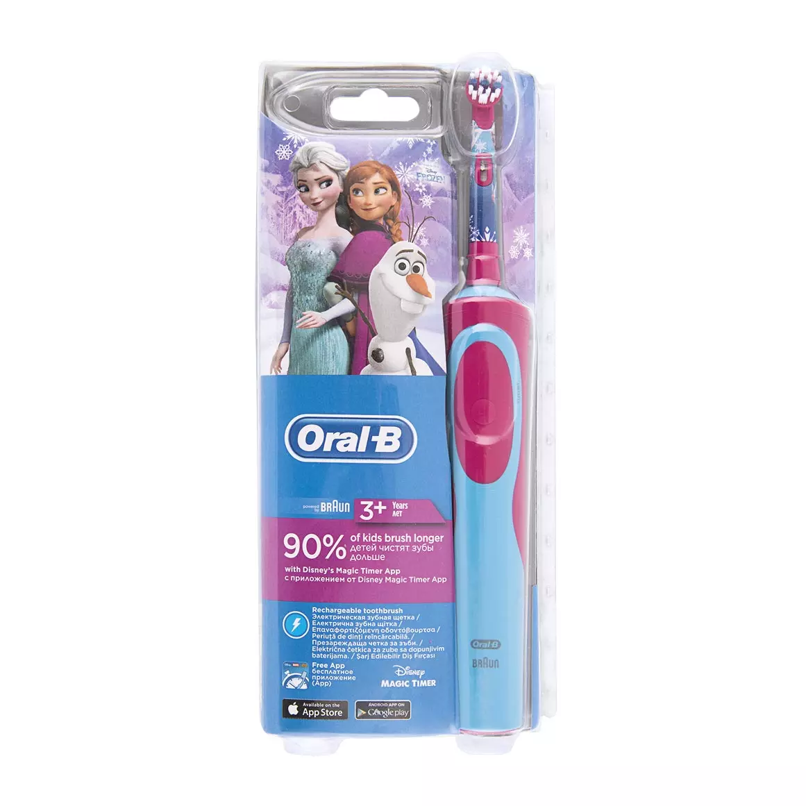 Oral-B Stages Kids Frozen Rechargeable Toothbrush 3+ Oral-B Stages Kids Frozen Rechargeable Toothbrush 3+