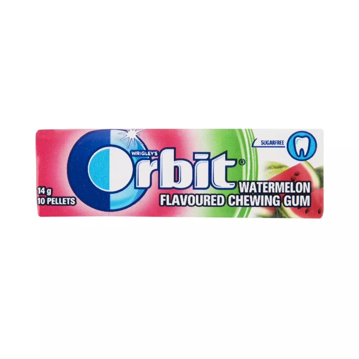 Orbit Watermelon Flavoured Chewing Gum 10 Pcs