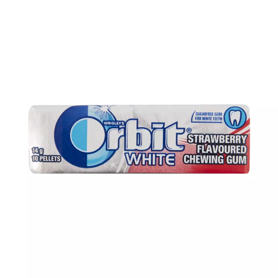 Wrigley's Orbit White Strawberry Chewing Gum 10 Pcs