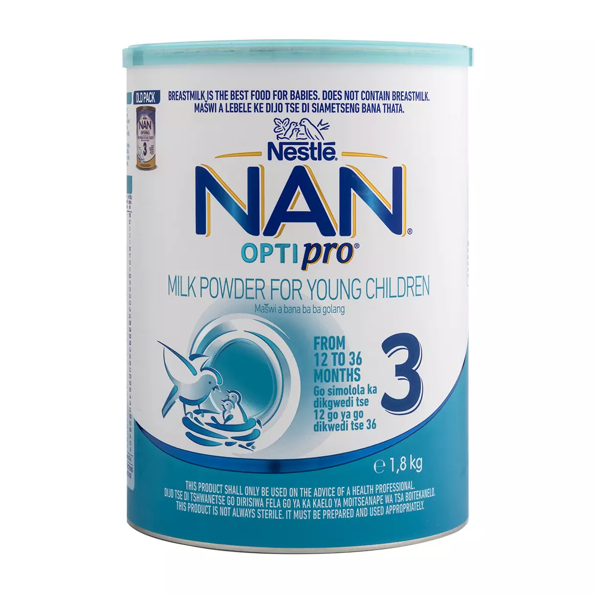 Nestlé NAN Optipro 3 Milk Powder 1.8kg Nestlé NAN Optipro 3 Milk Powder 1.8kg