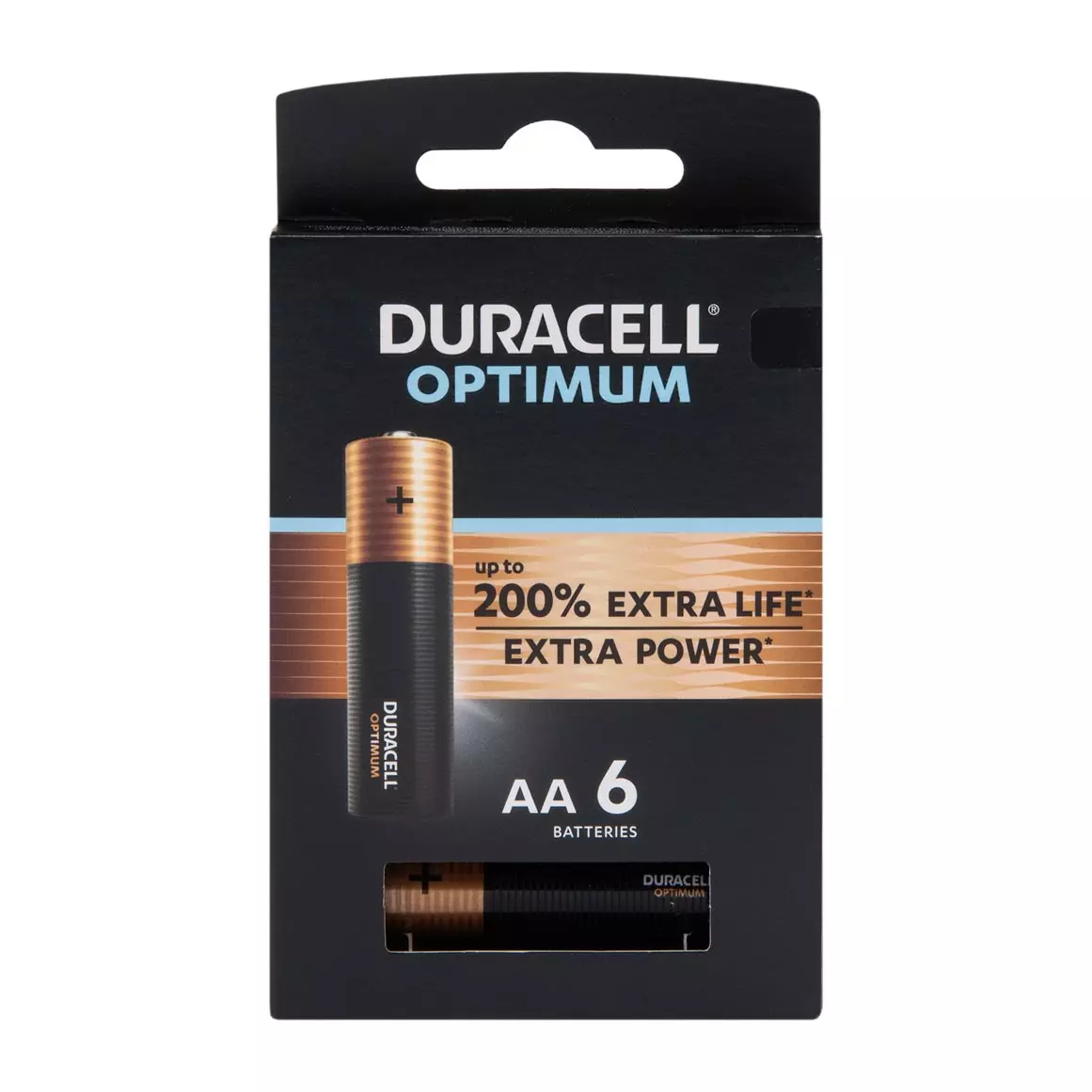 Duracell Optimum AA Batteries 6 pcs Duracell Optimum AA Batteries 6 pcs