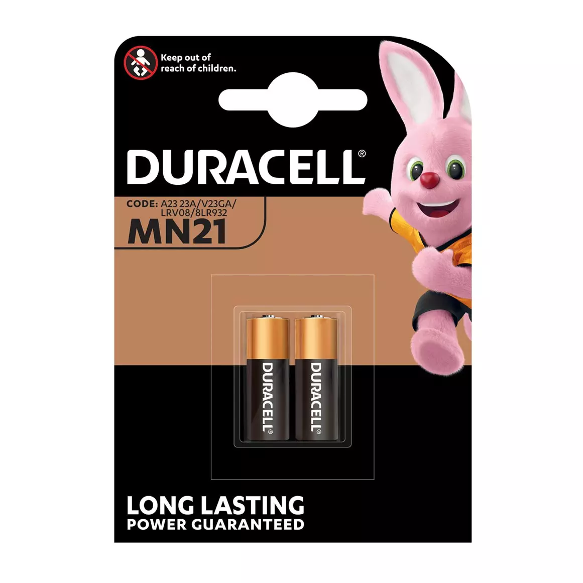 Duracell MN21/A23 12V Alkaline Battery 2pk Duracell MN21/A23 12V Alkaline Battery 2pk