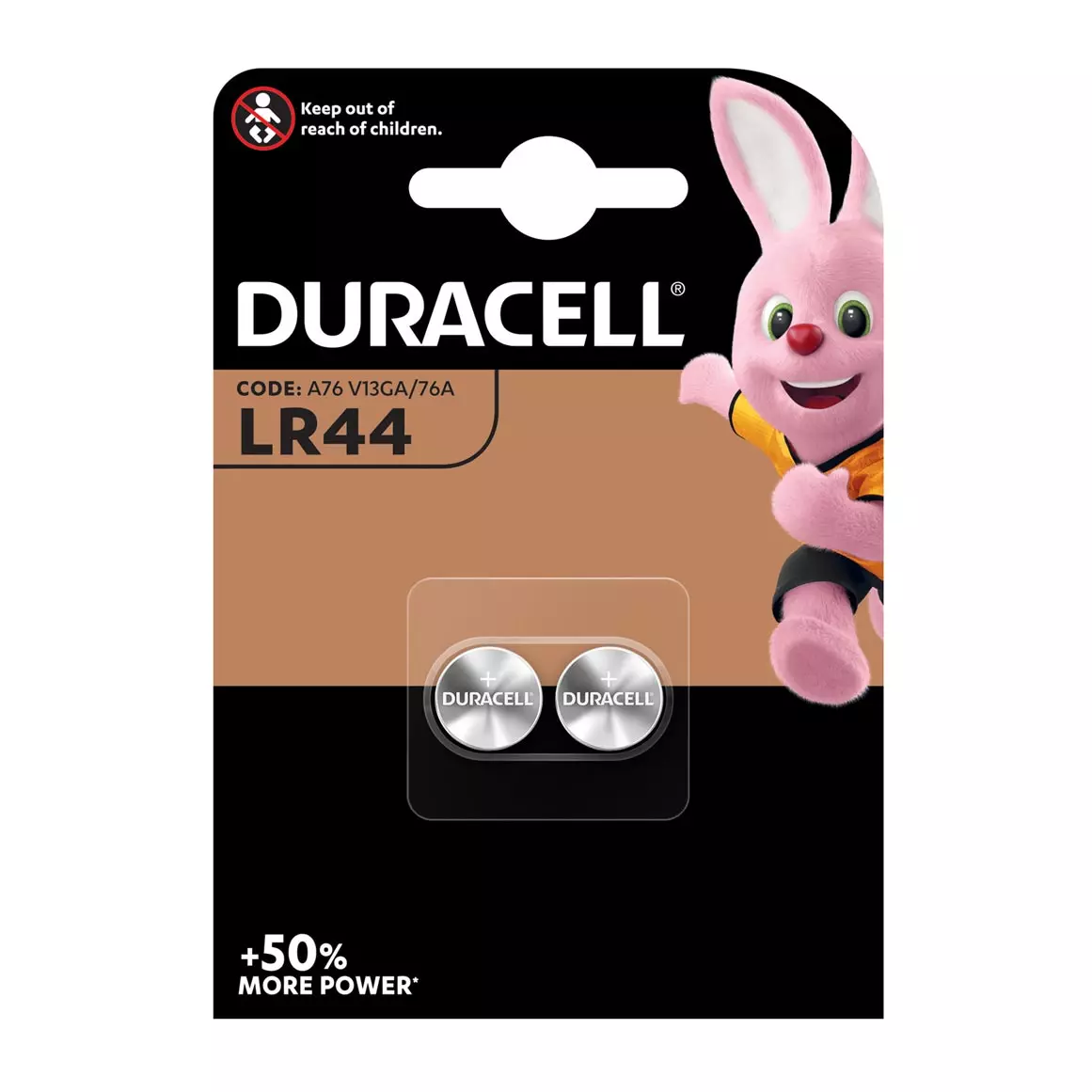 Duracell LR44 1.5V Alkaline Battery 2pk Duracell LR44 1.5V Alkaline Battery 2pk