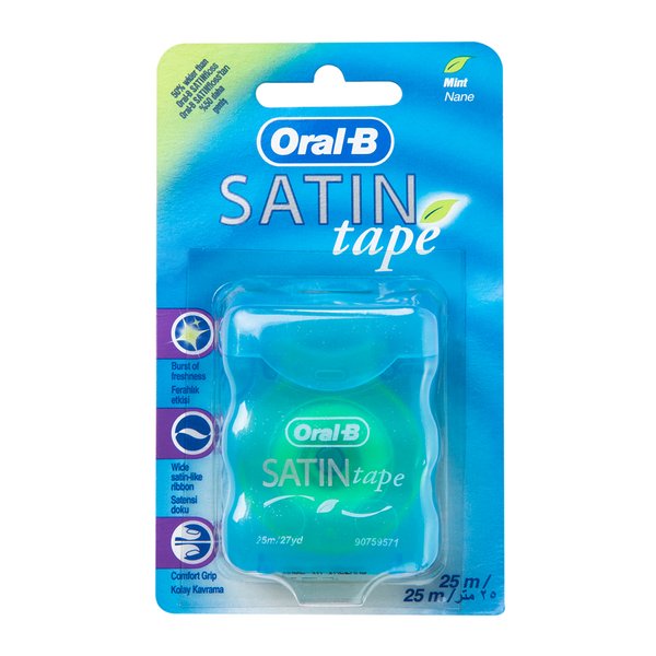 Oral-B Mint Flavoured Satin Tape 25 m Oral-B Mint Flavoured Satin Tape 25 m
