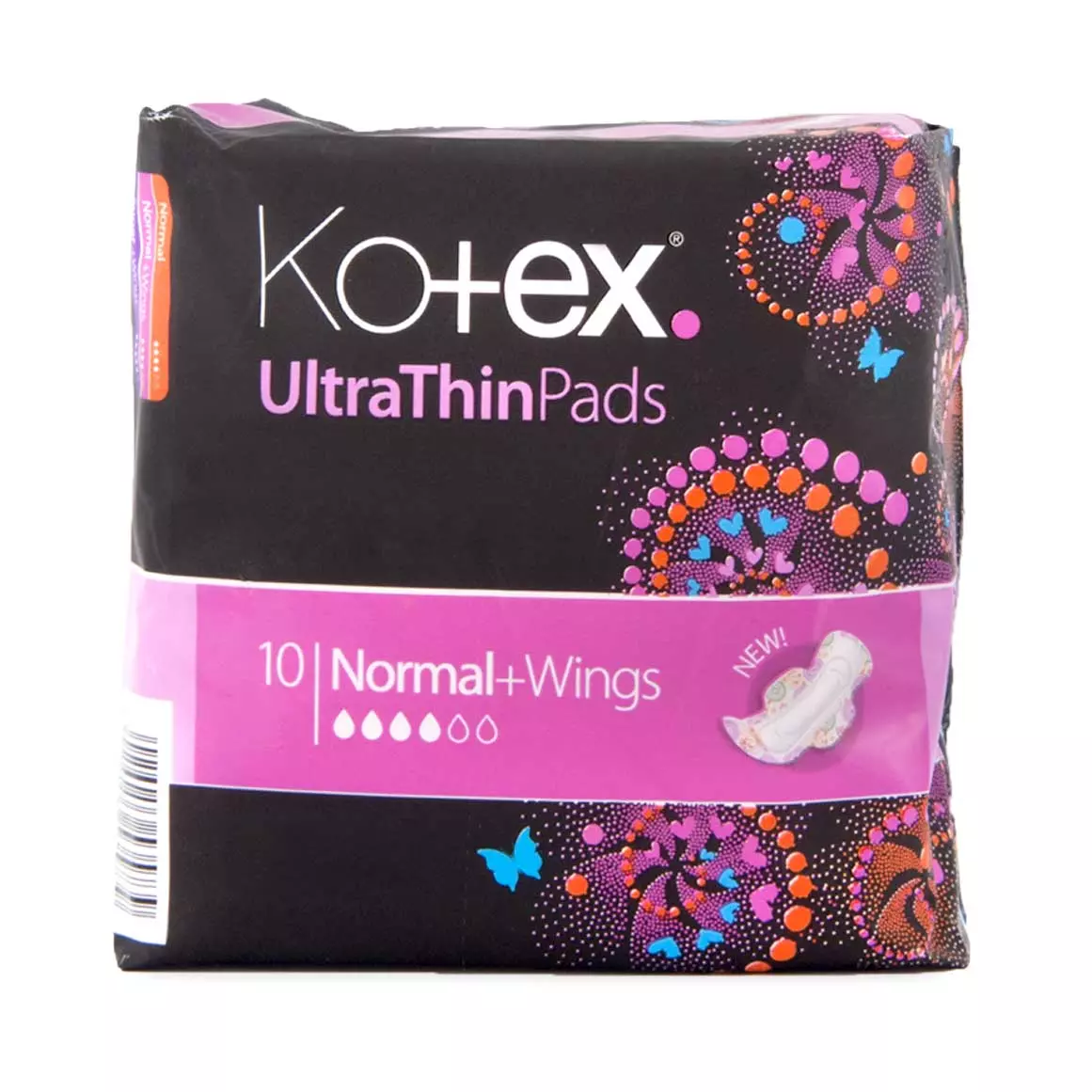 Kotex Normal with Wings Ultra Thin Pads 10pk Kotex Normal with Wings Ultra Thin Pads 10pk