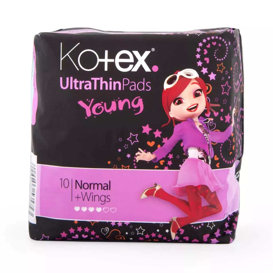 Kotex Young Normal with Wings Ultra Thin Pads 10pk Kotex Young Normal with Wings Ultra Thin Pads 10pk