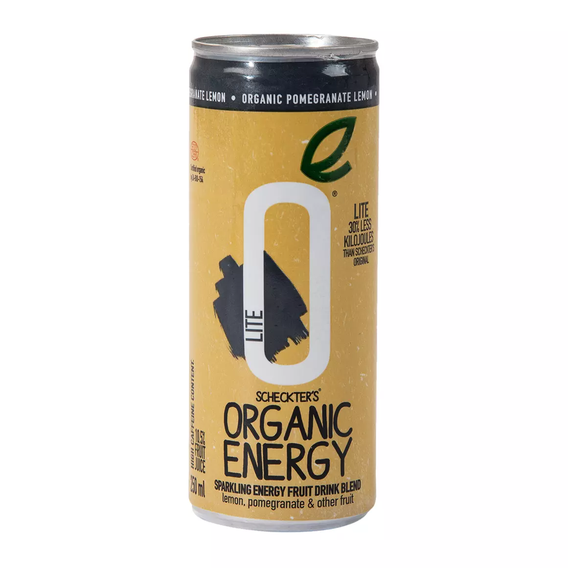 Scheckter's Lite Organic Energy Drink 250ml Scheckter's Lite Organic Energy Drink 250ml
