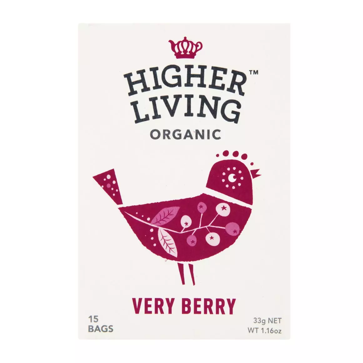 Higher Livingâ„¢ Organic Very Berry Teabags 15pk Higher Livingâ„¢ Organic Very Berry Teabags 15pk