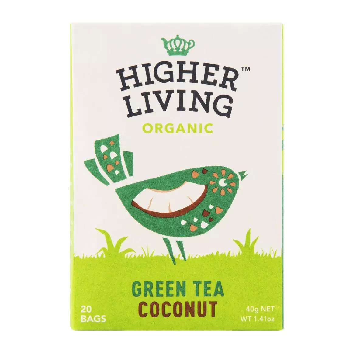 Higher Living™ Organic Coconut Teabags 20pk Higher Living™ Organic Coconut Teabags 20pk