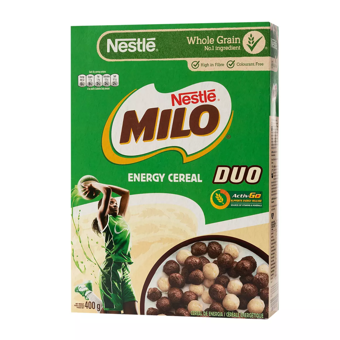 Nestlé Milo Duo Energy Cereal 400g