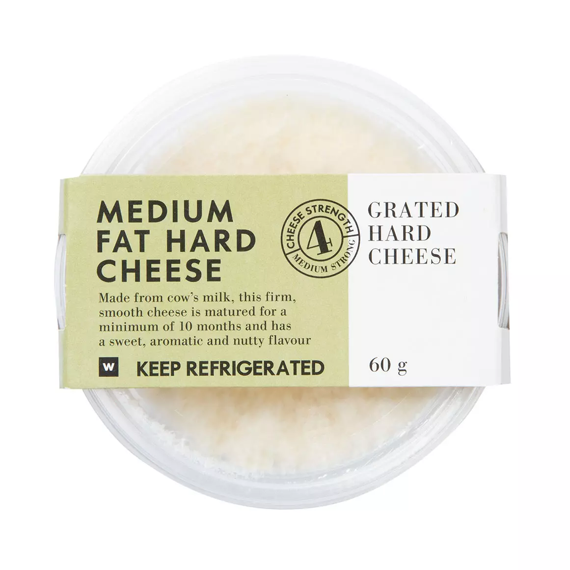 Grated Hard Cheese 60g