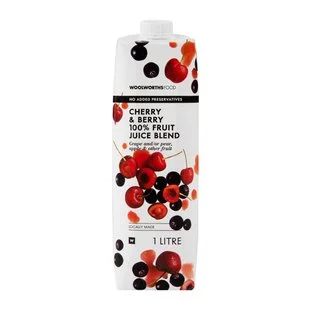 100% Cherry and Berry Fruit Juice Blend 1L 100% Cherry and Berry Fruit Juice Blend 1L