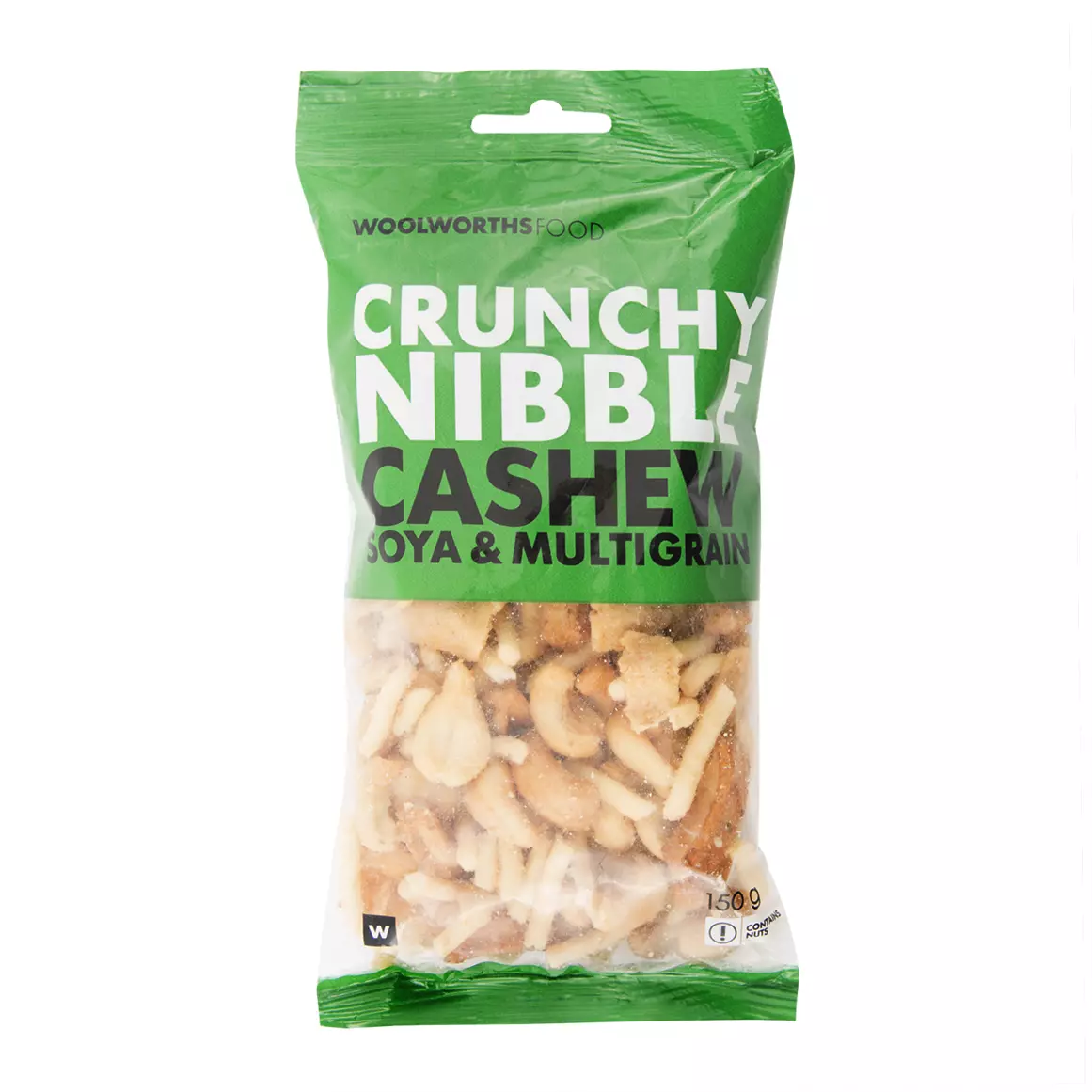 Cashew Soya and Multigrain Crunchy Nibble 150g Cashew Soya and Multigrain Crunchy Nibble 150g