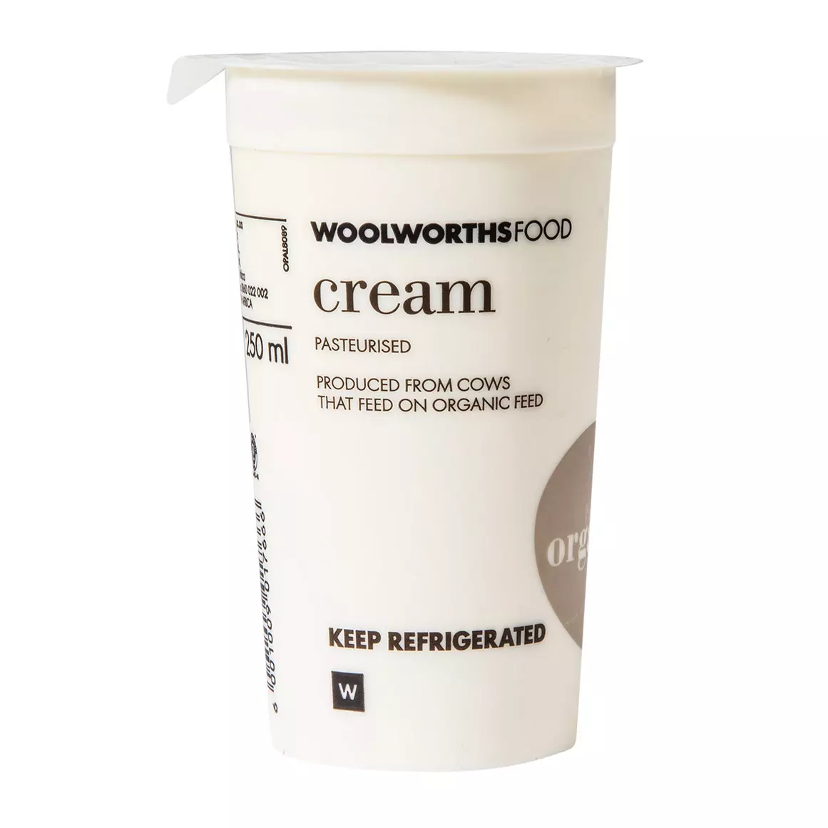 Organic Cream 250ml Organic Cream 250ml