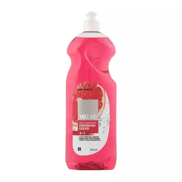 W.LAB W.Lab 3-in-1 Pink Grapefruit Dishwash Liquid 750ml W.LAB W.Lab 3-in-1 Pink Grapefruit Dishwash Liquid 750ml