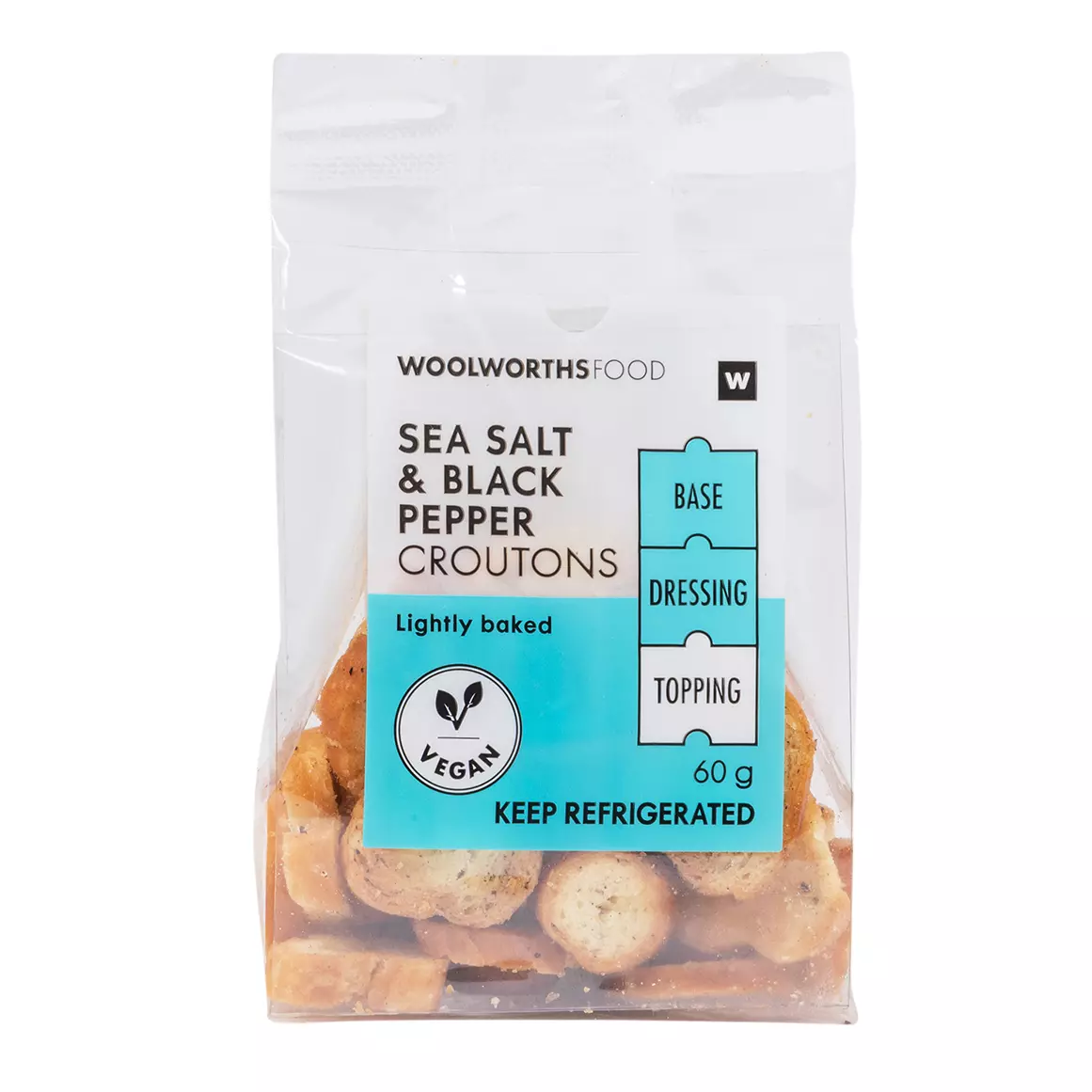 Sea Salt & Black Pepper Croutons 60g