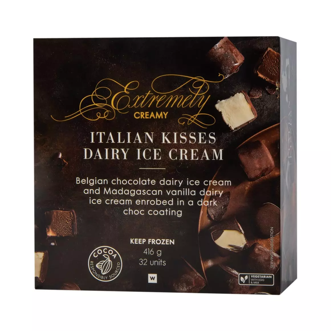Extremely Creamy Italian Kisses Dairy Ice Cream 416g Extremely Creamy Italian Kisses Dairy Ice Cream 416g