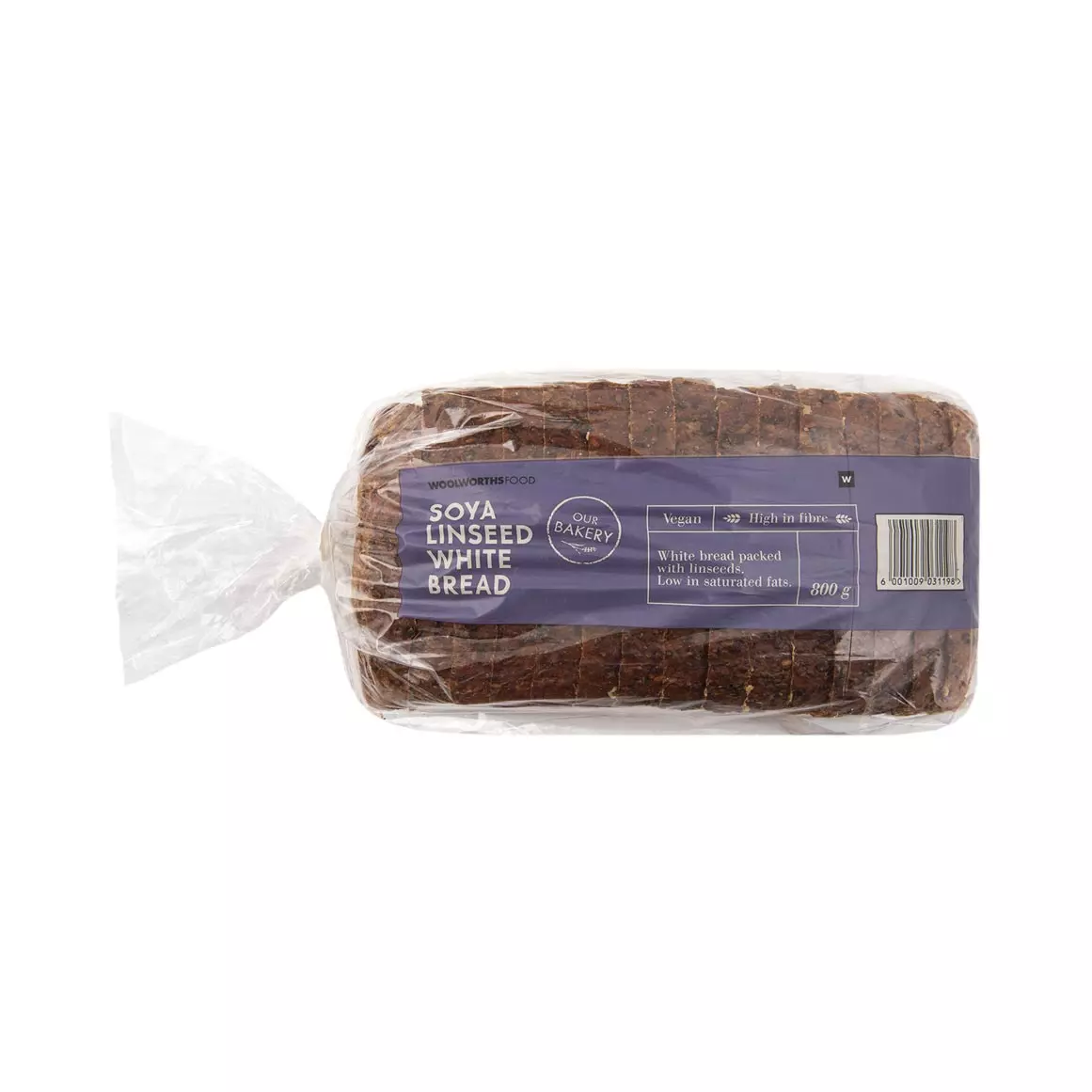 Soya Linseed White Bread 800g