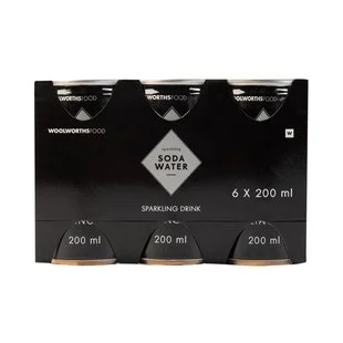 Soda Water Sparkling Drink 6x200ml Soda Water Sparkling Drink 6x200ml