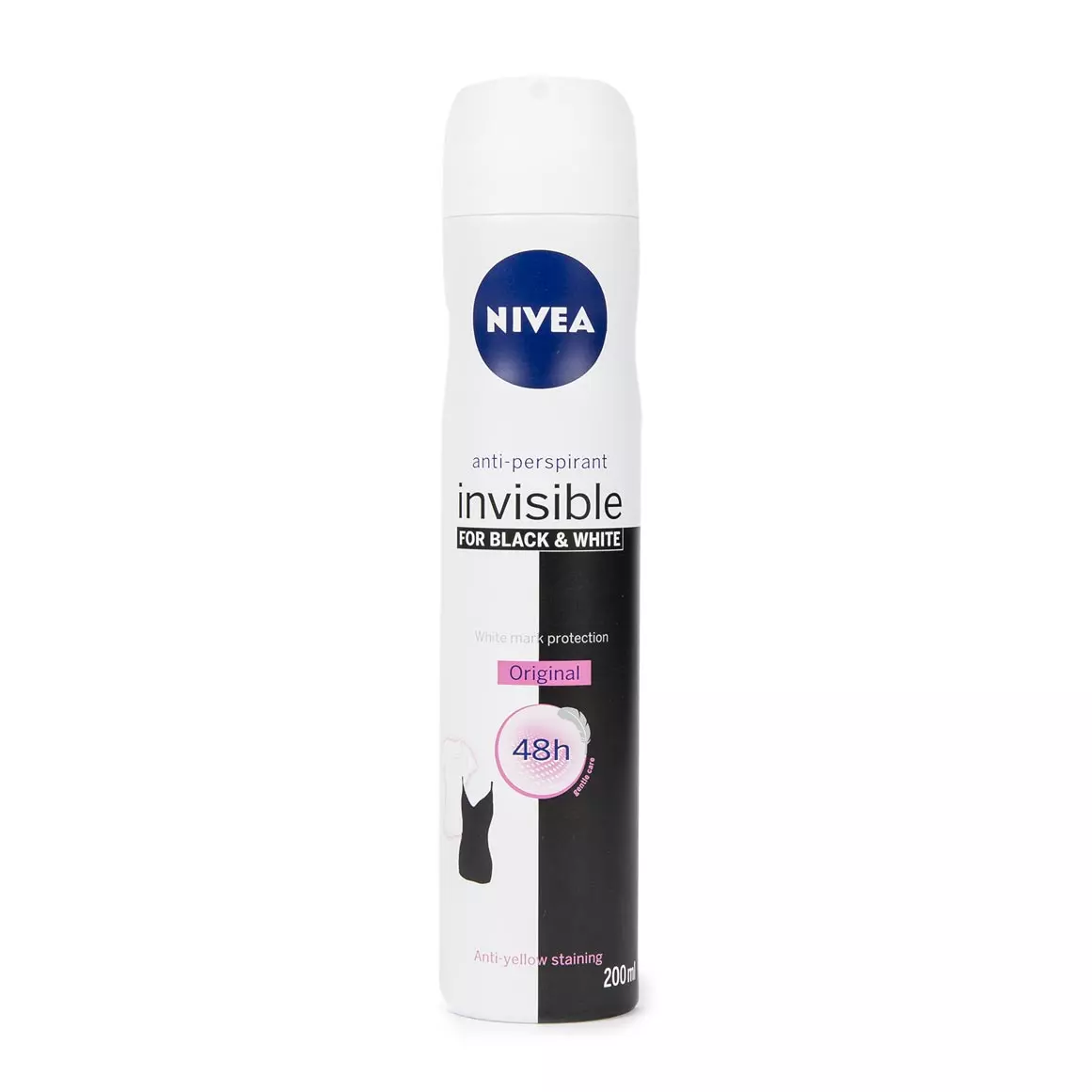 Nivea Invisible For Black and White Original Body Spray 200ml Nivea Invisible For Black and White Original Body Spray 200ml