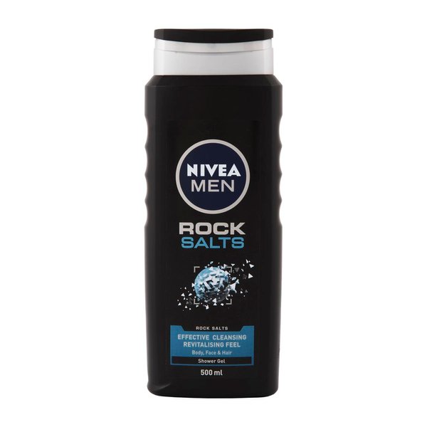 Nivea for Men Rock Salts Shower Gel 500ml Nivea for Men Rock Salts Shower Gel 500ml