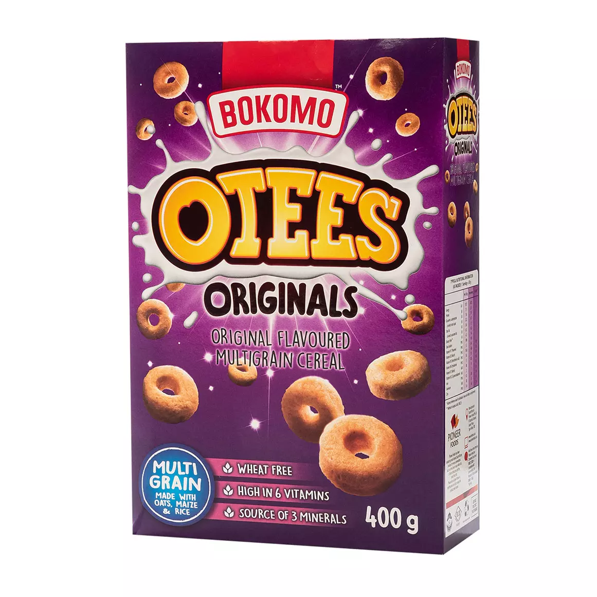 Bokomo Otees Multigrain Toasted Wheat Free Cereal 400g Bokomo Otees Multigrain Toasted Wheat Free Cereal 400g