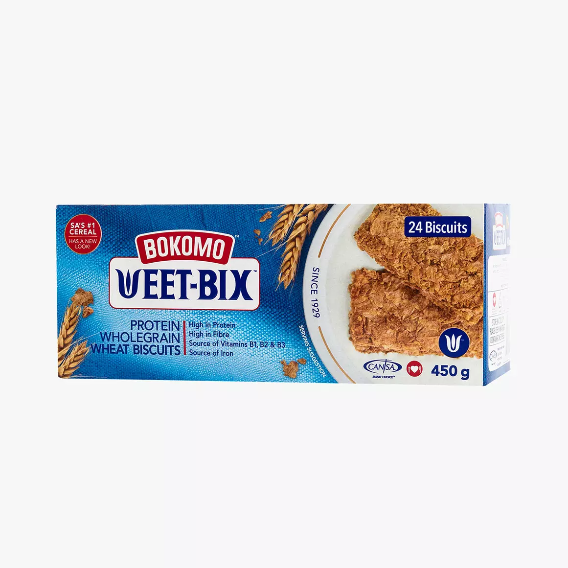 Bokomo Weet-Bix Protein Wholegrain Wheat Biscuits 450g Bokomo Weet-Bix Protein Wholegrain Wheat Biscuits 450g