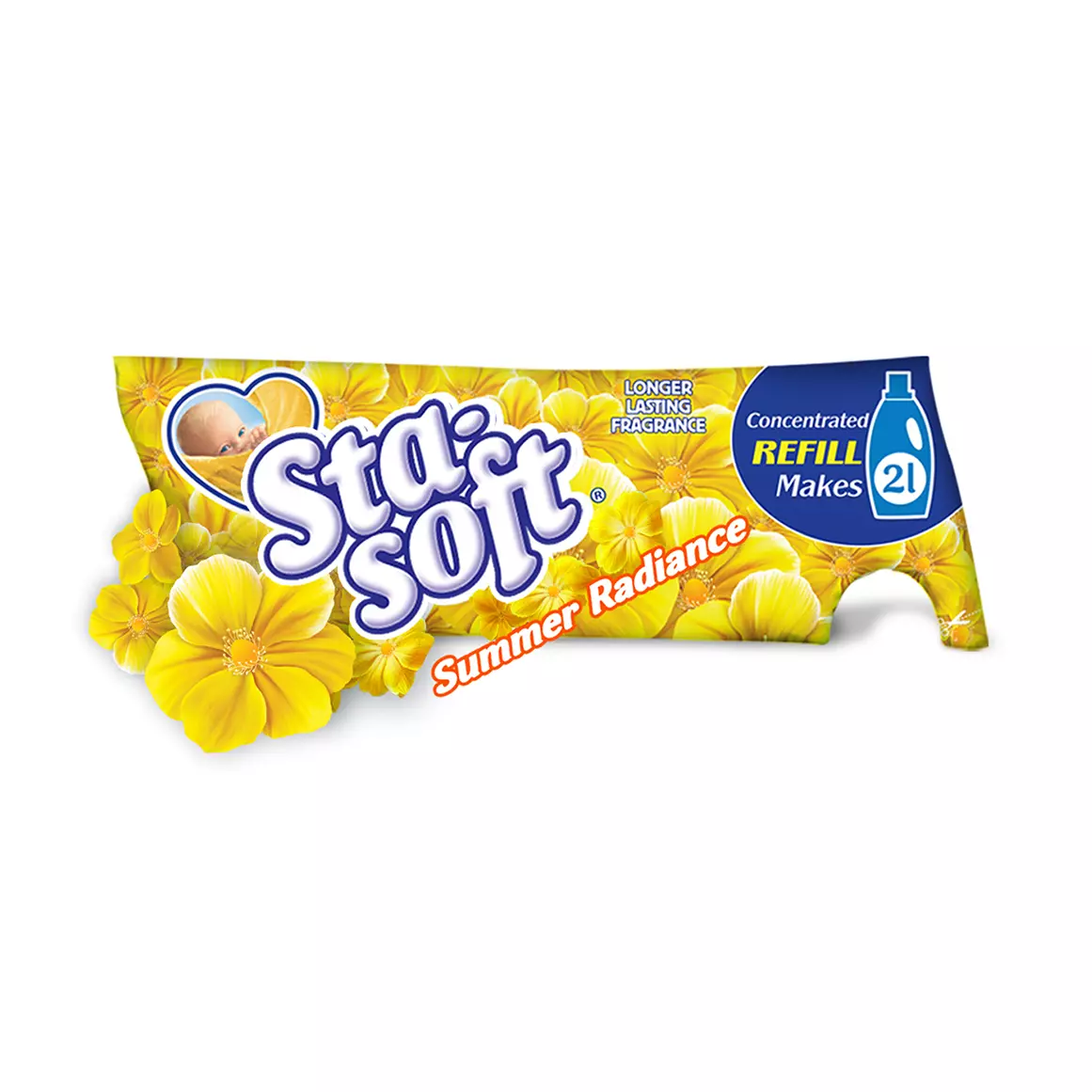 Sta-Soft Summer Radiance Fabric Softener Refill 500ml