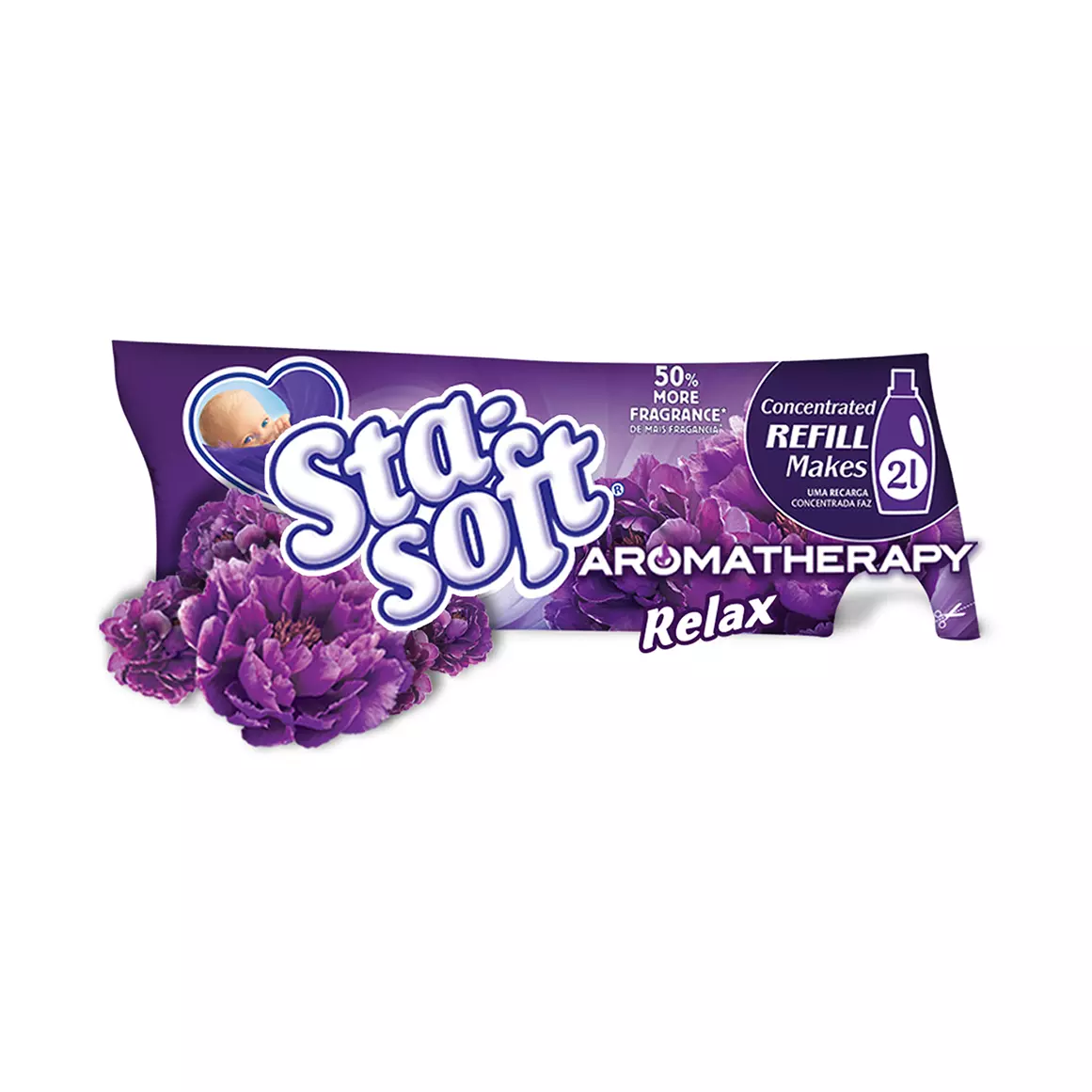 Sta-Soft Aromatherapy Relax Fabric Softener Refill 500ml Sta-Soft Aromatherapy Relax Fabric Softener Refill 500ml