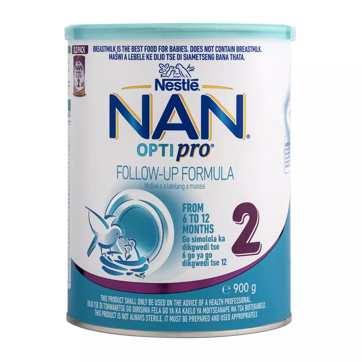 Nestlé Nan Optipro 2 Follow-Up Infant Formula (6 to 12 months) 900g Nestlé Nan Optipro 2 Follow-Up Infant Formula (6 to 12 months) 900g