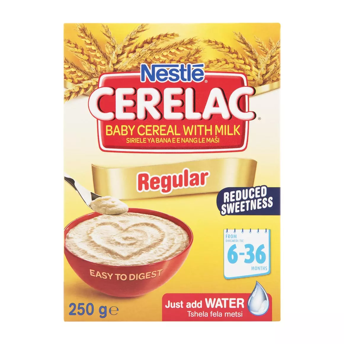 Nestlé Cerelac Regular Baby Cereal with Milk 250g
