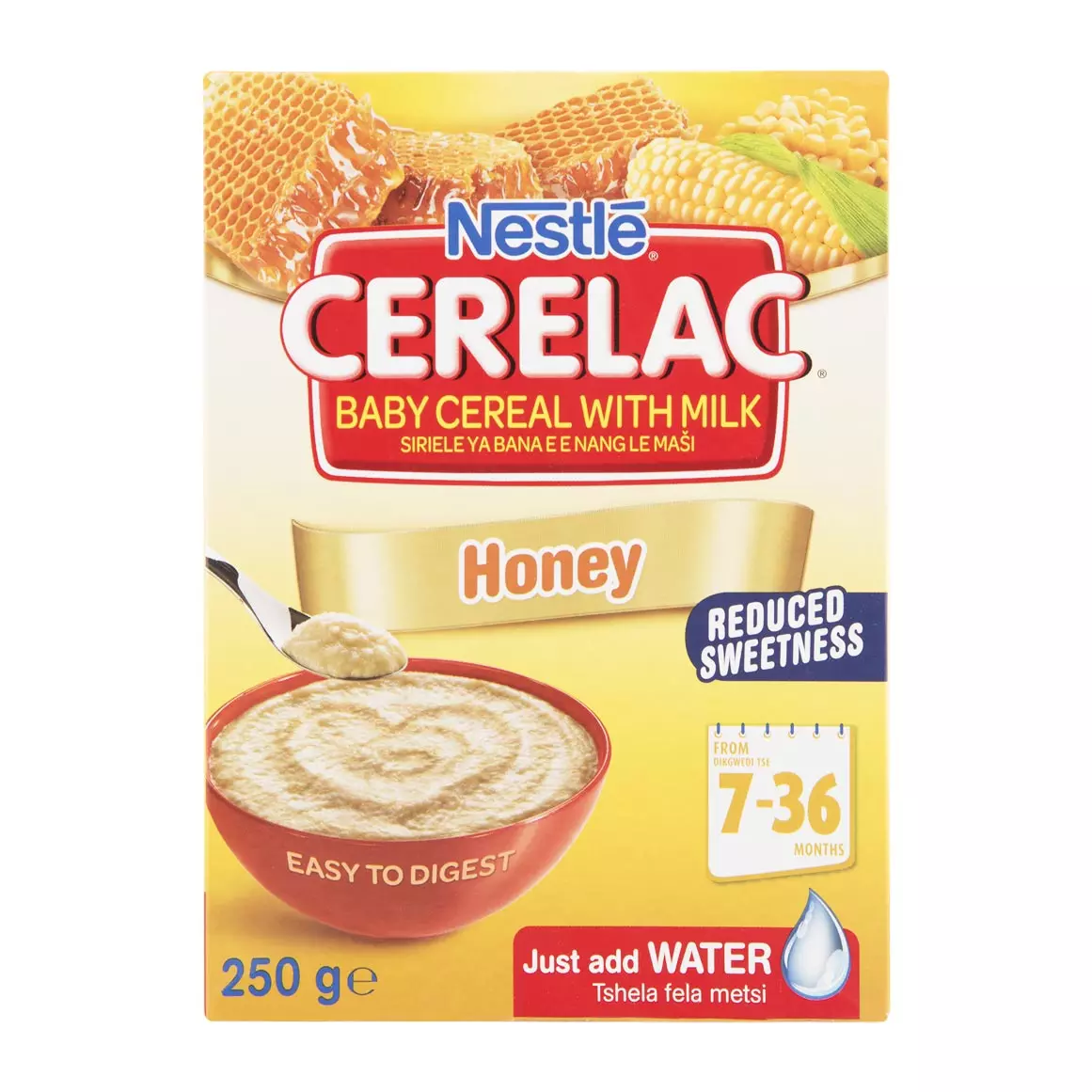 Nestlé Cerelac Honey Baby Cereal with Milk 250g Nestlé Cerelac Honey Baby Cereal with Milk 250g
