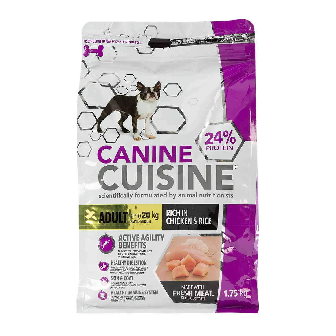 Canine Cuisine Chicken and Rice Small - Medium Adult Dog Food 1.75kg