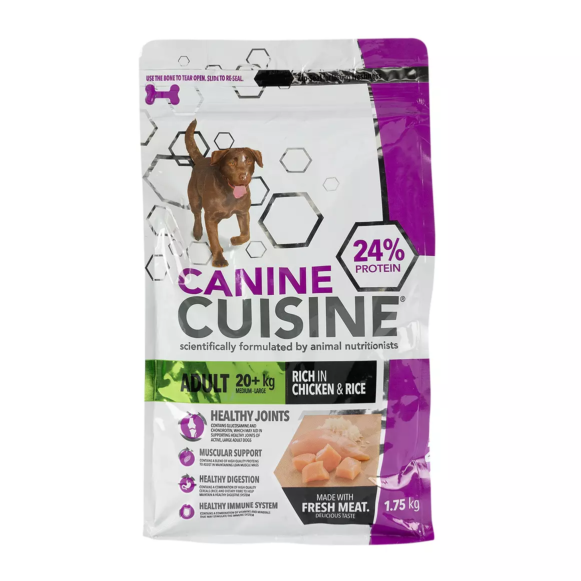 Canine Cuisine Chicken and Rice Large Adult Dog Food 1.75kg Canine Cuisine Chicken and Rice Large Adult Dog Food 1.75kg